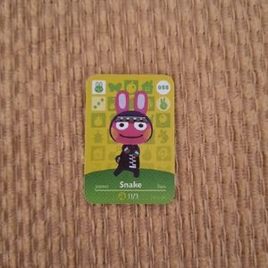 Animal Crossing Snake Amiibo